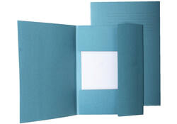 Dossiermap Quantore folio 225gr blauw