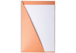 Insteekmap Quantore driehoek ICN1 219x330mm 225gr chamois
