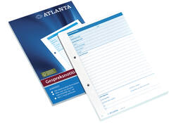 Gespreksnotitieblok Djois Atlanta A5 100 vel wit