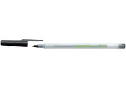 Balpen Bic ecolutions round stic medium zwart