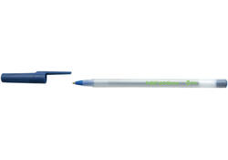 Balpen Bic ecolutions round stic medium blauw