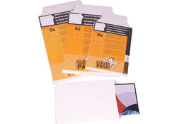 Envelop CleverPack karton A4 240x315mm wit pak à 5 stuks