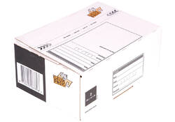 Postpakketbox 2 CleverPack 200x140x80mm wit pak à 25 stuks