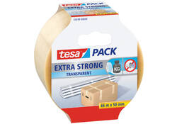 Verpakkingstape tesapack® Extra Strong 66mx50mm pvc transparant