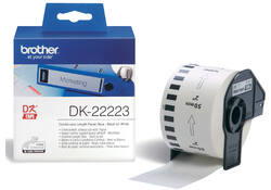 Etiket Brother DK-22223 50mm thermisch 30-meter wit papier