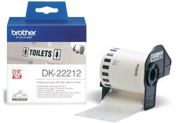 Etiket Brother DK-22212 62mm 15-meter witte film