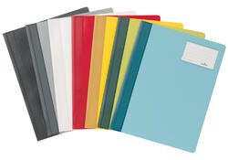 Snelhechter Durable A4 PVC etiketvenster blauw