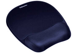 Muismat met polssteun Fellowes schuim saffierblauw