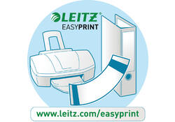 Rugetiket Leitz breed/kort 62x192mm zelfklevend wit