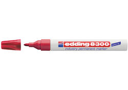 Viltstift edding 8300 industrie rond 1.5-3mm rood