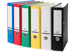 Ordner Qbasic A4 80mm karton rood