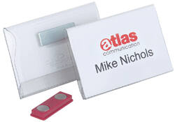 Badge Durable 8117 vlak met magneet 54x90mm