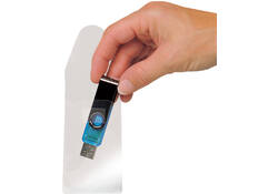 USB hoes Djois 52.5x90mm met sluiting zelfklevend transparant
