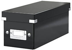 CD opbergdoos Leitz Wow Click & Store 143x136x352mm zwart
