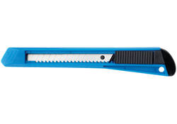 Snijmes Westcott office 9mm met schuifsluiting blauw
