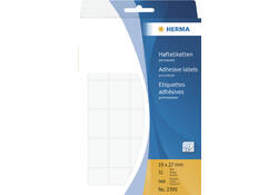 Etiket HERMA 2390 19x27mm wit 960 stuks