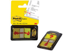Indextabs Post-it 68031 25,4x43.2mm " hier ondertekenen" geel