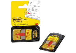 Indextabs Post-it 68031 25,4x43.2mm " hier ondertekenen" geel