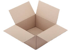 Verzenddoos CleverPack enkelgolf 200x200x110mm bruin pak à 30 stuks