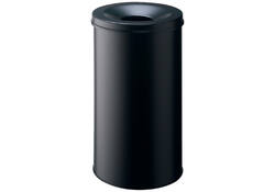 Papierbak met vlamdover Durable 3307-01 rond 60liter zwart
