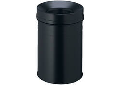 Papierbak met vlamdover Durable 3325-01 15liter zwart