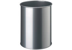 Papierbak Durable 3301-23 15liter rond zilver
