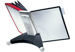 Bureaustandaard Durable 5632 Sherpa met 10-tassen rood/zwart