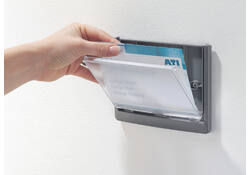 Deurbordje Durable Click sign 149x148.5mm grafiet