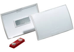 Badge Durable 8212 Click Fold met magneet 40x75mm
