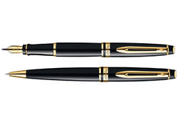 Balpen Waterman Expert black lacquer GT medium