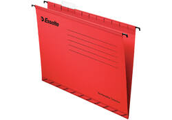 Hangmap Esselte Classic folio V-bodem 382x240mm rood