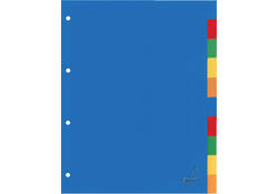 Tabbladen Kangaro 4-gaats A410 10-delig assorti PP