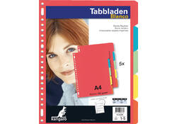 Tabbladen Kangaro 23-gaats PE405M 5-delig assorti karton