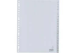 Tabbladen Kangaro 23-gaats G431CM 1-31 genummerd grijs PP