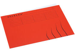 Vouwmap Secolor A4 gelijk 225gr rood