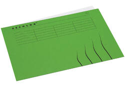 Vouwmap Secolor A4 gelijk 225gr groen