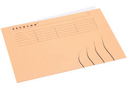 Vouwmap Secolor A4 gelijk 225gr chamois