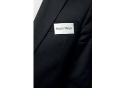 Naambadge etiket Durable 8334 40x75mm zelfklevend wit