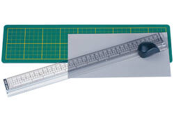 Snijliniaal Alco met mat 38x10cm snijvlak tot 33cm