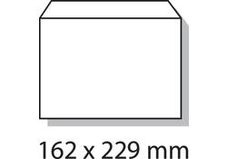 Envelop Quantore bank C5 162x229mm zelfklevend wit 25stuks
