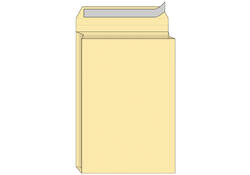 Envelop Quantore monsterzak 229x324x38mm zelfkl. creme 10 stuks