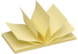 Memoblok Quantore Z-Note 76x76mm geel