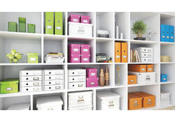 Opbergbox Leitz WOW Click & Store 281x200x370mm ijsblauw