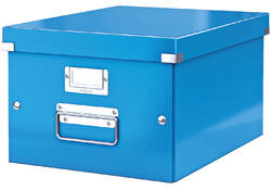 Opbergbox Leitz WOW Click & Store 281x200x370mm blauw