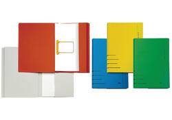 Combimap Secolor folio 1 klep recycled 250gr blauw
