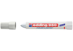 Viltstift edding 950 pastamarker industry rond 10mm wit