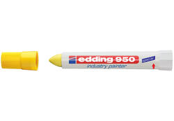 Viltstift edding 950 pastamarker industry rond 10mm geel