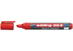 Viltstift edding 363 whiteboard schuin 1-5mm rood