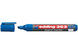 Viltstift edding 363 whiteboard schuin 1-5mm blauw