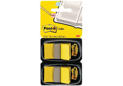 Indextabs Post-it 680 25.4x43.2mm duopack geel 2x50 tabs